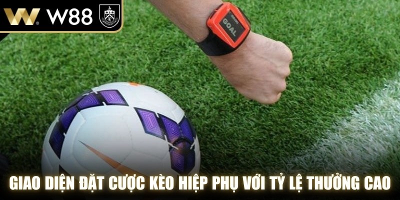 Giao diện đặt cược kèo hiệp phụ WW88 với tỷ lệ thưởng cạnh tranh cực cao