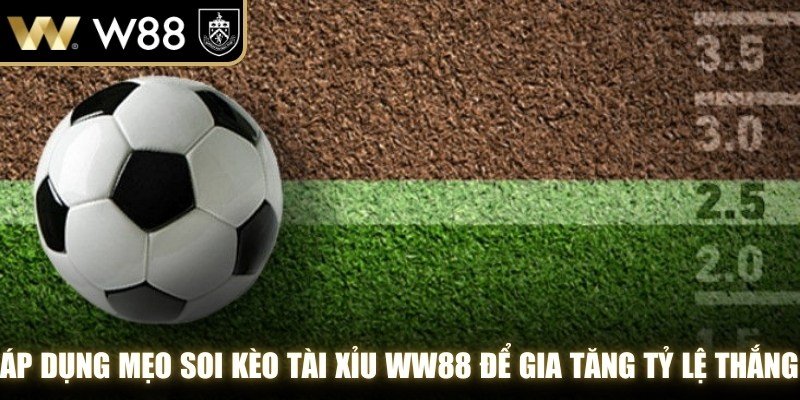 Áp dụng mẹo soi Kèo Tài Xỉu WW88 để gia tăng tỷ lệ thắng cược mỗi ngày
