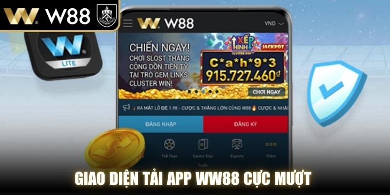Giao diện tải app WW88 cực mượt mà trên các dòng đời mới nhất hiện nay