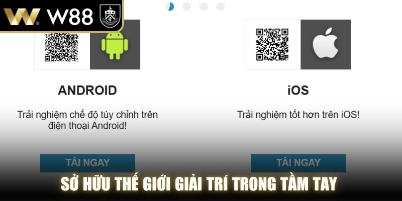 Sở hữu thế giới giải trí trong tầm tay sau khi hoàn tất các bước tải app WW88