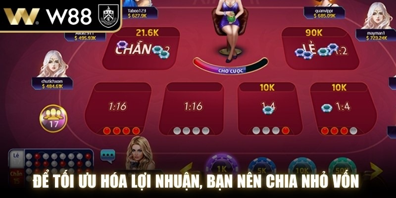 Để tối ưu hóa lợi nhuận, bạn nên chia nhỏ vốn của mình thành nhiều phần